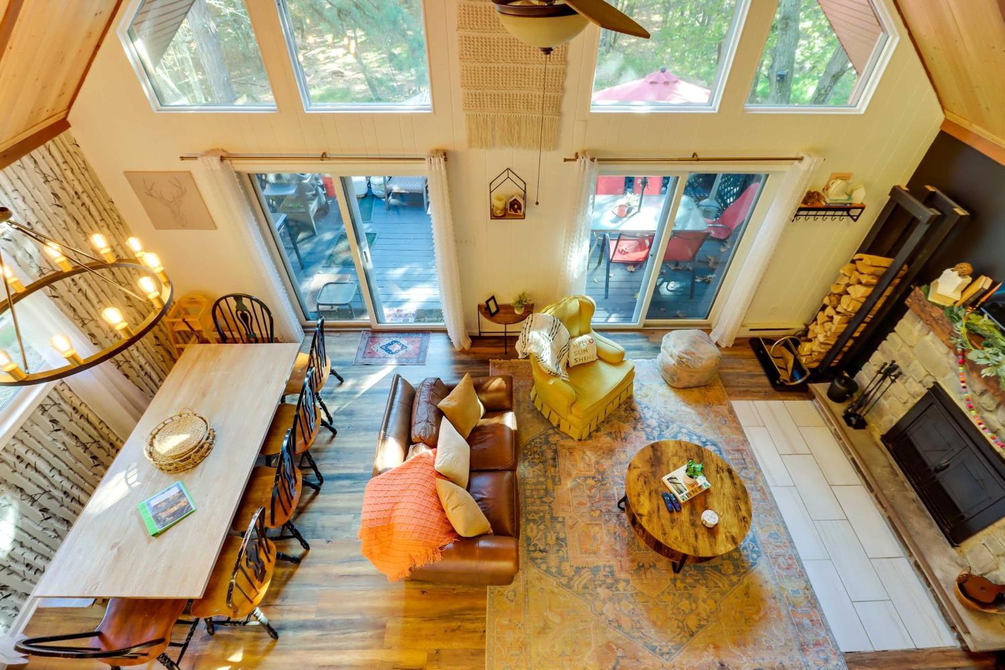 Poconos Ski Retreat With Sauna, Hot Tub, And Game Room Lake Harmony Eksteriør bilde